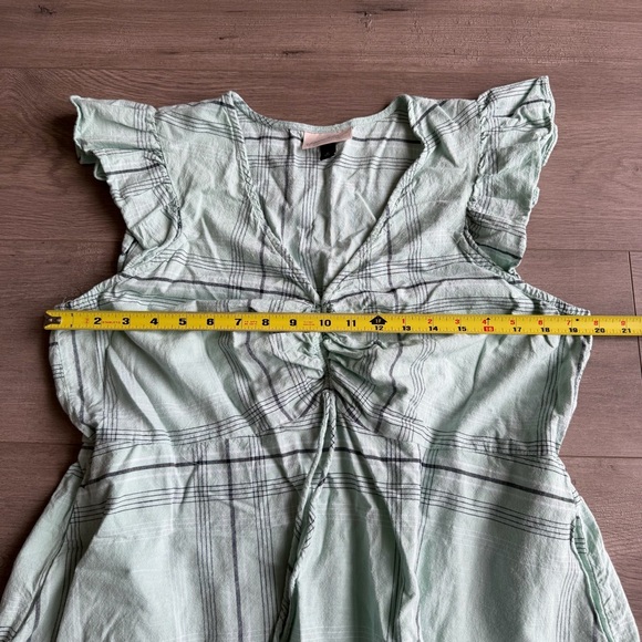 Universal Thread light green/blue/white mini dress with pockets - size XL - Picture 3 of 4